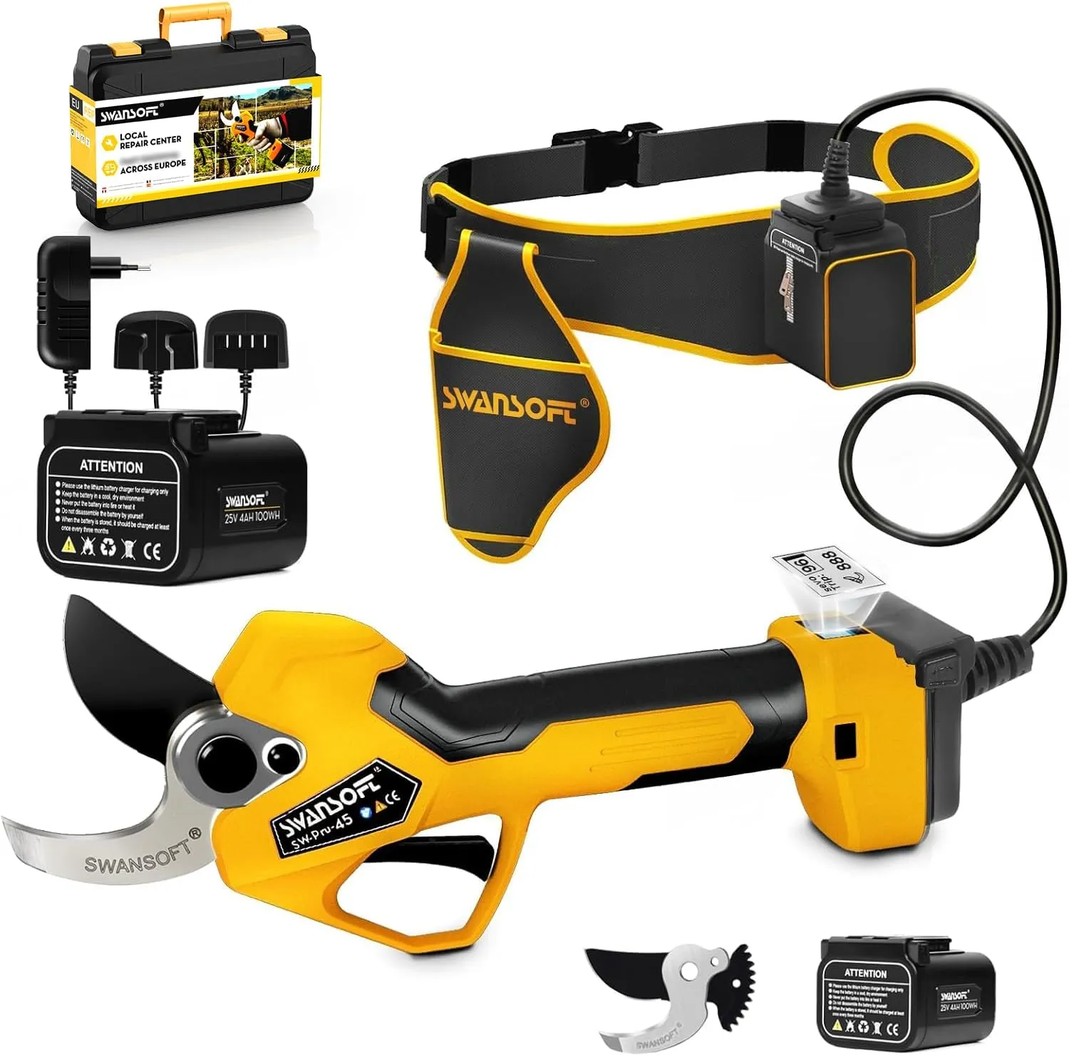 SWANSOFT PRU45 Secateur Électrique