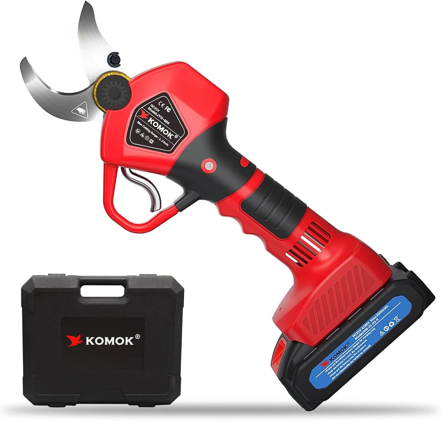 KOMOK Sécateur Électrique Sans Fil